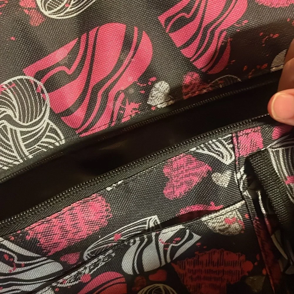 Vintage laptop bag AKA sport hearts satchel bag
